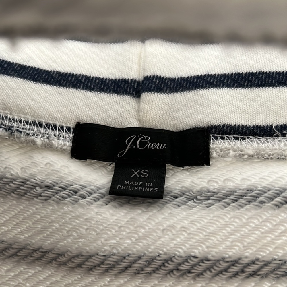 J.Crew Striped Terry Mini Beach Skirt Size XS - Picture 3 of 5